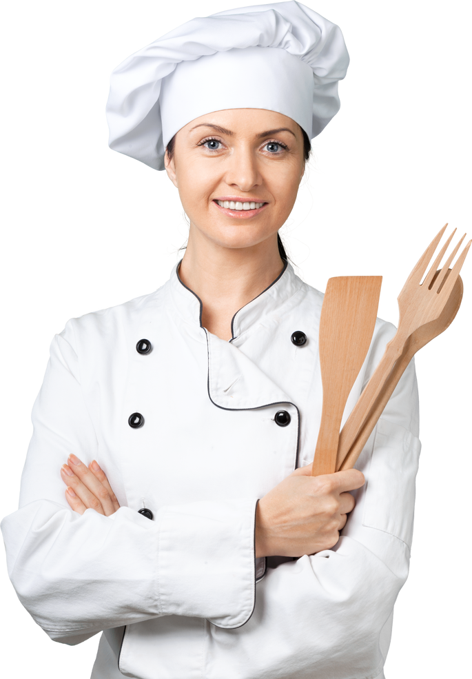 Female Chef Cutout